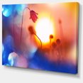 thumbnail image 2 of Beautiful Blurred Flowers At Sunset - Floral Canvas Art Print, 2 of 3
