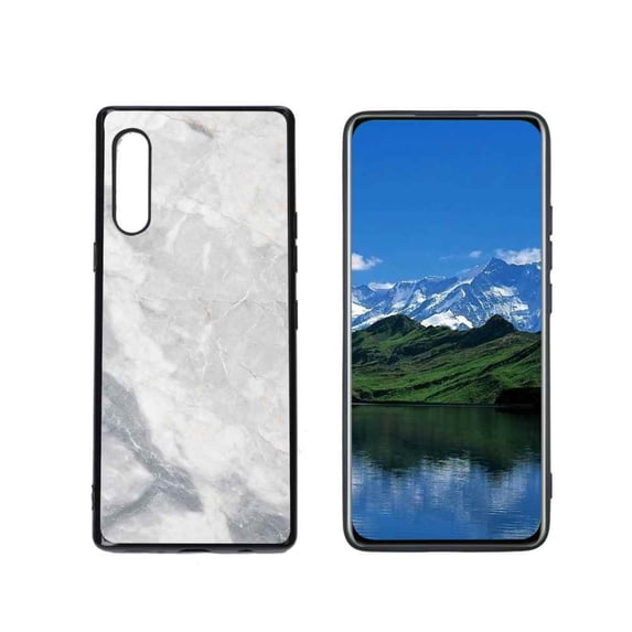 Compatible with LG Velvet 4G Phone Case, Marble-16-Inch-135 Case Men Women, Flexible Silicone Shockproof Case for LG Velvet 4G