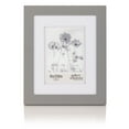 thumbnail image 3 of Gallery Solutions - 8"x10" Flat Wall Frame - Double White Mat - for 5"x7" Photos - Gray, 3 of 12