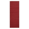 thumbnail image 2 of Rugsotic Carpets Handmade Rugs Hand Woven Kilim Runner 2'6''x6' Dark Red Wool for Indoor Use, 2 of 5