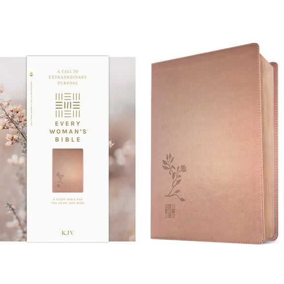 KJV Every Woman's Bible, Filament Enabled (Leatherlike, Rose Gold, Red Letter), (Hardcover)