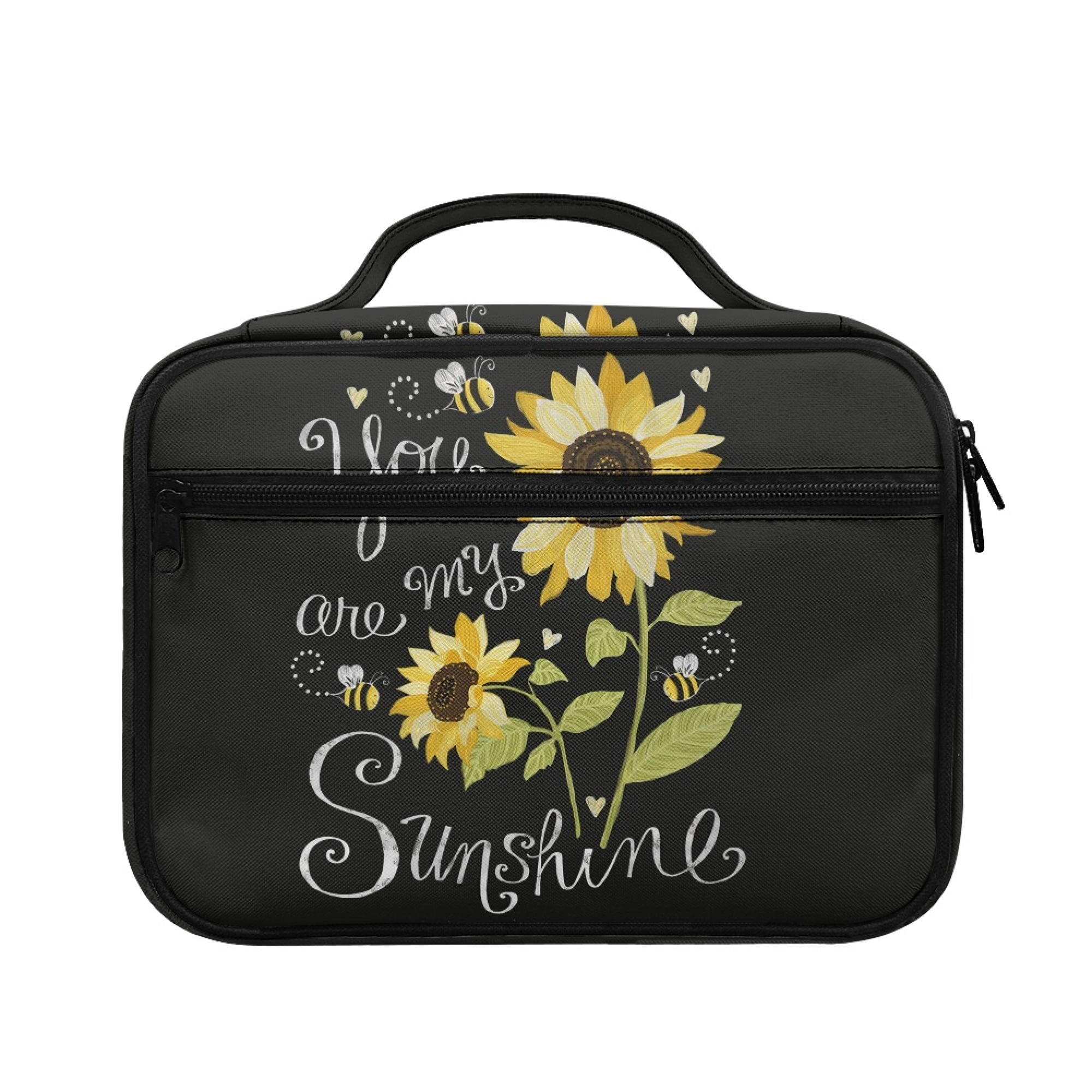 JINMUZAO Sunflower Unisex Bible Bag Portable Large Capacity Bible Cases