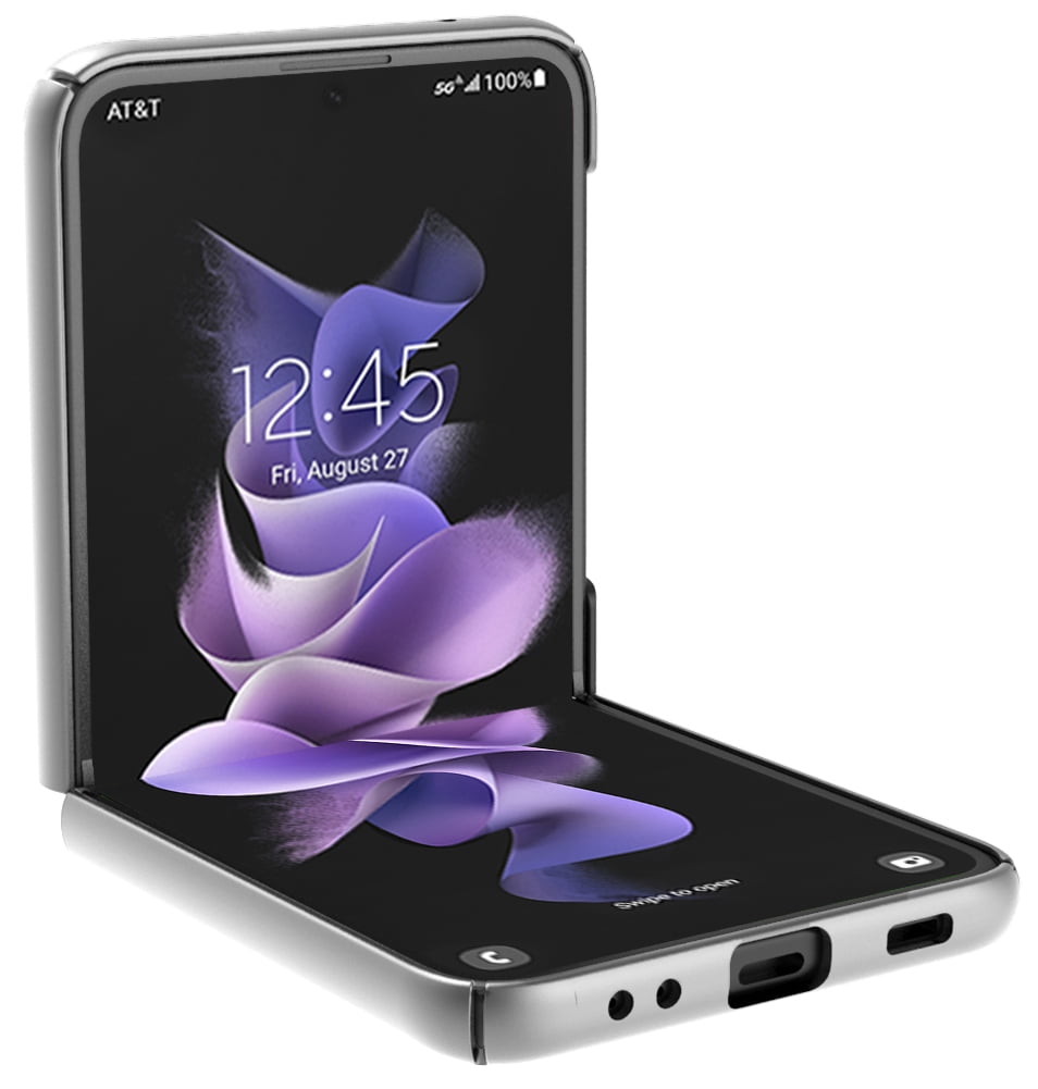 Neon Color Background Chanel Samsung Galaxy Z Flip 3 5G Clear Case
