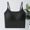 thumbnail image 5 of Blmnix Bra for Women Seamless Bras Longline No Underwire Push Up Bra Bras Black Wireless bras for Women,XL, 5 of 5