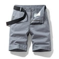 thumbnail image 2 of Fesfesfes Fashion Mens Cargo Shorts Pocket Zipper Stretchy Casual Tooling Short Pants On Sale, 2 of 3