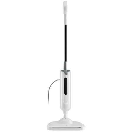 MCQ Steam Mop for Hard Floors & Carpets, Lightweight Floor Steamer with 2 Reusable Pads, Safe for Hardwood, Tile, Laminate, Gray