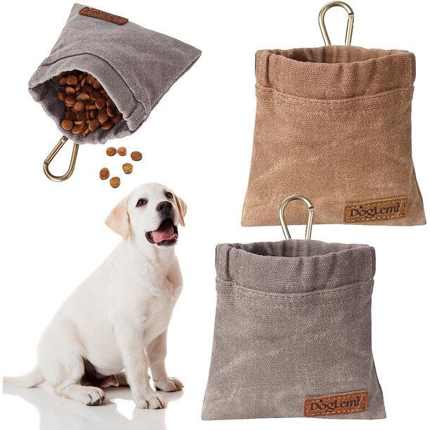 2 piezas de bolsa de golosinas para perros, bolsa de golosinas para entrenamiento de perros Bolsa pequeña impermeable para golosinas para perros Bolsa de comida para entrenamiento Bolsa de recompensa