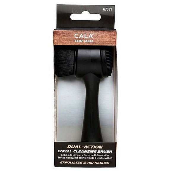 Cala for Men Dual-Action Facial Cleansing Brush
