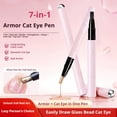 thumbnail image 3 of 7-in-1 Cat Eye Nail Care Art Pen – Magnetic Gel Polish with Built-in Magnet,Long-Lasting Color Lock,All-in-One Brush – Self-Leveling Formula, Beginner-Friendly Portable, 3 of 7