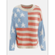 thumbnail image 5 of Suéter con Bandera Estadounidense para Mujer, Sudadera de Punto, Larga, Holgado, para Invierno y Otoño, Color 3 S, 5 of 10