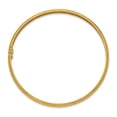 thumbnail image 2 of Diamond2Deal 14k Yellow Gold Polished Textured Flexible Bangle Bracelet for Women, 2 of 5