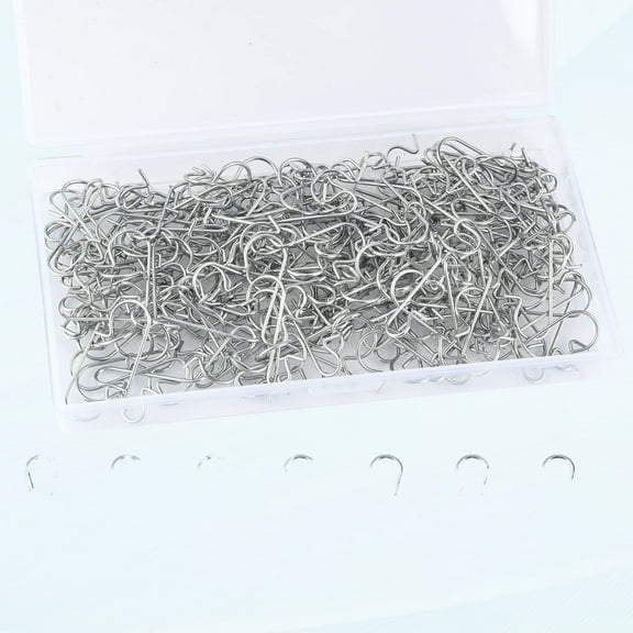 Christmas Ornament Hooks 200 Pcs Silver Stainless Steel Christmas Ornament Hooks Perfect for Art Craft Christmas Tree Decoration