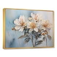 thumbnail image 2 of Designart "Essence Of Floral Grace" Rhododendron Floater Framed Wall Art Living Room, 2 of 5