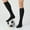 Black, variant on Soccer Socks, Unisex Long Tube Solid Softball Football Baseball Team Sports Athletic Knee High Socks for Youth Kids Adult, Multi-Sport Compression Socks, Yellow(Adult)