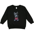 thumbnail image 2 of Inktastic Scottie Dog in Plaid Toddler Sweatshirt, 2 of 4
