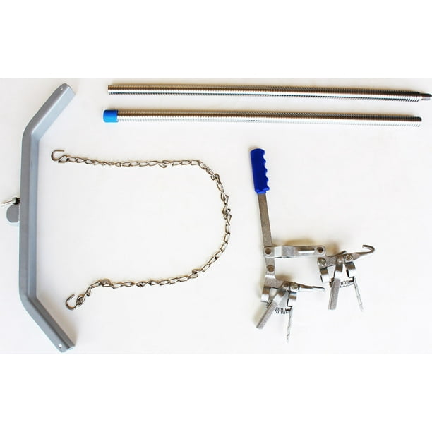 Veterinary Dual Ratchet Calf Puller Jack Cattle Birthing Extractor
