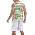thumbnail image 2 of Sikiie Tropical Flamingo Basketball Jersey Reversible Men's Mesh Athletic Sports Shirts Training Practice S-4XL3X-Large, 2 of 6