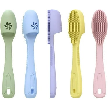 Dog Toothbrush, 5 Pack Dog Tooth Brushing Kit,360° Toothbrush Kit, Ergonomic Design, Full Surround Bristles for Easy Teeth Cleaning, Dental Care for Puppies, Cats and Small Pets