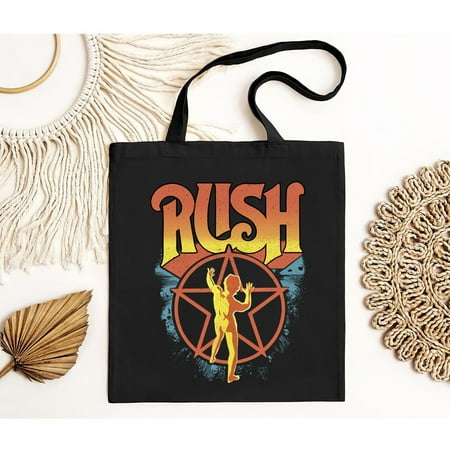 vintage Rush Starman Neil Peart Geddy Lee Alex Lifeson Tote Bag-TH23935