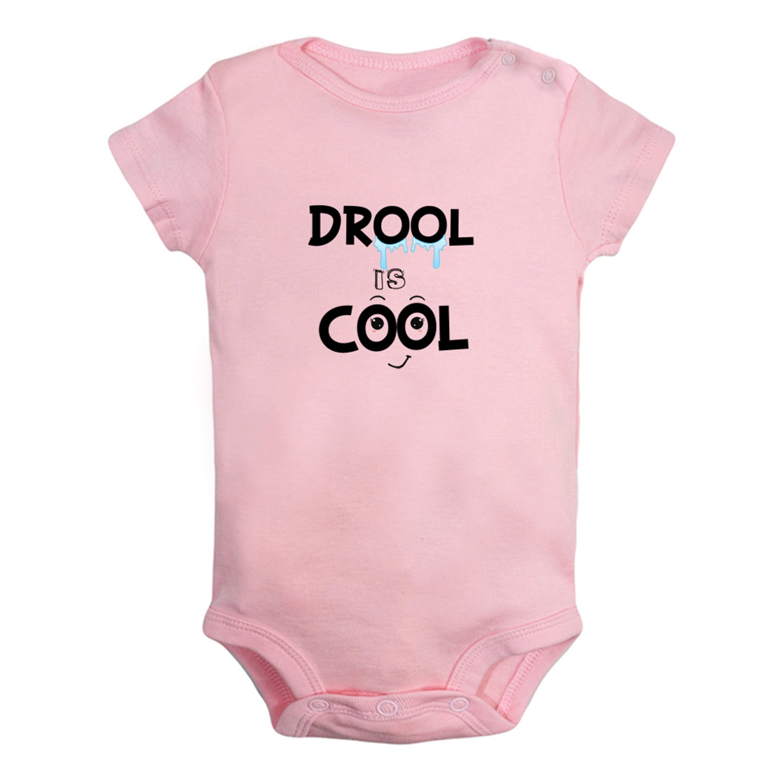 iDzn Drool is Cool Funny Rompers For Babies, Newborn Baby Unisex