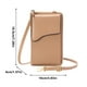 thumbnail image 5 of Sonducket Bolso de teléfono para mujer Hombro ajustable Monedero de cuero Decoración Tarjeta Monedero Bolsa Bolsas de mensajero y de hombro Albaricoque Sonducket AP002884-06, 5 of 6