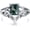 Rectangular Cut - 01, variant on Black Oxidized Branch Rectangular/Hexagonal/Kite/Pear-Shaped Moss Agate Ring for Women, 925 Sterling Silver Vintage Green Stone Engagement Ring with Vine Leaf Design, Suitable for Wife