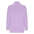 thumbnail image 4 of Womens Summer Outfits Shirts With Pockets Long Sleeve Down Shirt Blouse Loose Fit Vacation Beach Work Tops Clothes Womens Fashion Clothing, 4 of 4