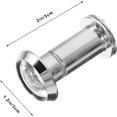 thumbnail image 5 of Anti- Door Peephole Steel Door Viewer Cover Peephole Camera for Apartment Door Front Door Peephole Viewer Security Door Stainless Steel Revolving Door to Rotate, 5 of 5