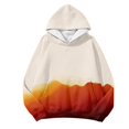 thumbnail image 4 of Cathalem Women's Hoodies Casual Fleece Rib Knit Pullover 2024 Fall Clothes,Beige M, 4 of 4
