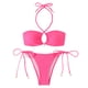 thumbnail image 2 of Trajes de baño para mujer, bikinis de cintura alta con cordón ajustable, traje de baño fruncido, conjunto dividido, trajes de baño para mujer, trajes de baño para mujer, traje de baño para mujer, traj, 2 of 7