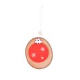 thumbnail image 1 of Naiovety Bolas de Navidad Madera Exquisita Campana pequeña Adornos de Navidad Encantador Divertido Hermoso Colgante Superficie recubierta Kits de decoración para fiestas Bola navideña, 1 of 6