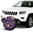 thumbnail image 4 of Kll Mardi Gras And Donuts Tire Cover,Universal Wheel Tire Cover For Trailer, Rv, Suv, Truck,Camper And Many Vehicle,(14 Inch), 4 of 8