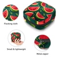 thumbnail image 3 of Watermelon Women's Period Storage Bag with Velvet Fabric, Sponge Padding, and Oxford Cloth Material - 4.7x6.6x6.6 in - for Organizing Your Sanitary Pads, 3 of 6
