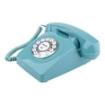 thumbnail image 5 of Abbraccia Guestbook Wedding Phone Antique Corded Phone Old Fashioned Message Voicemail Desk Telephone for Gathering Home Decor , blue, 5 of 10