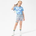 thumbnail image 7 of Uccdo 2-in-1 Girls Athletic Tights Shorts Leggings with Pocket, 5-12Y Big Girls Camoflague Printed Bike Shorts Active Gymnastics Yoga Running Shorts, 7 of 7