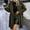 Army Green, variant on AOOCHASLIY 2023 Women Tops Women's Fashion Winter Solid Color Top Button Pockets Thirt Plush Long Sleeve Coat