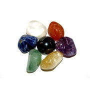 Zentron Crystal Collection: Seven Stones with Velvet Pouch (Tumbled)