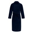 thumbnail image 4 of uublik Men's Thickened Flannel Robe Lace-Up Long Pajamas Comfy Plush Bathrobe with Pockets, 4 of 5
