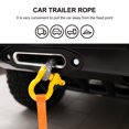 thumbnail image 4 of OULII 2Pcs Universal Car Tow Strap Decorative Orange Nylon Traction Belt Strong Racing Towing Rope, 4 of 6