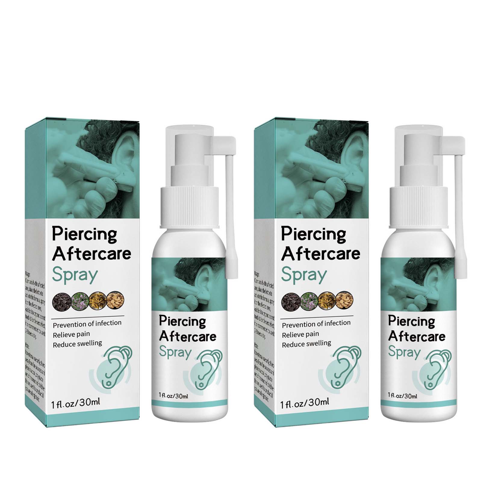 Ear Hole Care Spray Ear Hole Cleaning AntiClogging Odour Relief Pain Reducing Swelling Spray