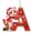 Letter - A, variant on Cat Christmas Ornaments, Personalized Letter Ornaments for Christmas Tree, Initial Ornament, Letter Ornament for DIY Hanging Xmas Decor, Gift for Family Friends,H