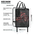 thumbnail image 3 of Car Seat Back Protector,Waterproof & Stain Resistant Kick Mats with Tablet Holder & Organizer Pockets,Easy-Clean Nylon Back Seat Protector Hard Shadows, 3 of 7