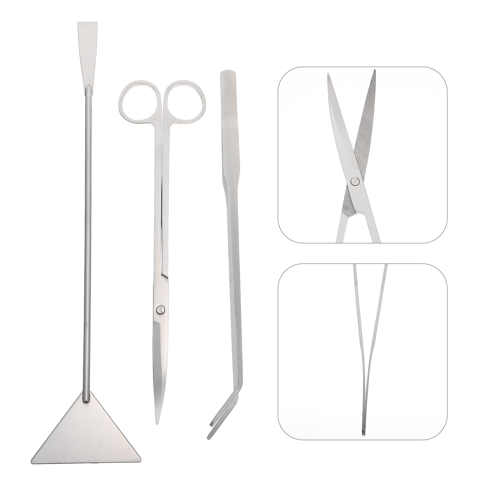 PBPBOX Aquarium Tools Set Stainless Steel 1 Set for Aquascaping Tools