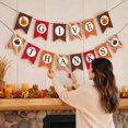 thumbnail image 5 of Thanksgiving Pumpkin Banner,Fall Harvest Party Bunting with Turkey and Pumpkin Icons for Home and Kitchen Wall Decor Display, 5 of 7