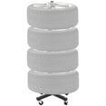 thumbnail image 1 of VEVOR Tire Rack for 4 Tires with Rim Mobile Tyre Stand Fit up to 225mm Wide Tire, 1 of 9