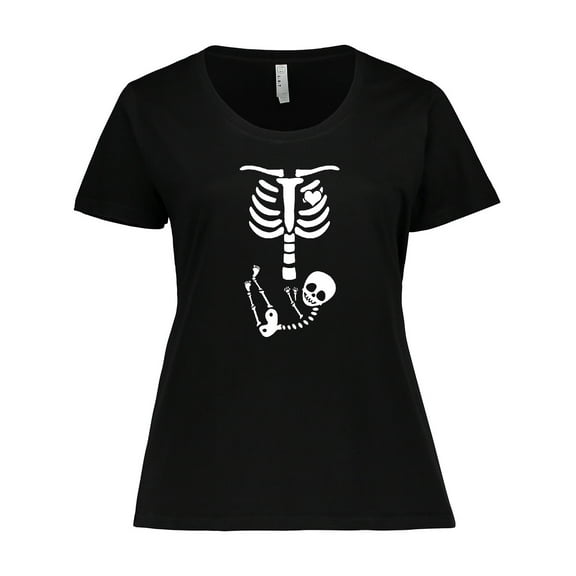 Inktastic Halloween Pregnant Women's Plus Size T-Shirt