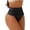 Black, variant on Black Tummy Control Shapewear For Women Breathable Micro Hole High Waist Thong Panties Waist Abdomen Contour Invisible Liner Intimates Thong Shapewear Tummy Control XL