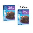 thumbnail image 2 of Pillsbury Dark Chocolate Brownie Mix, Family Size, 2 Pack, 18.4 Oz, 2 of 5