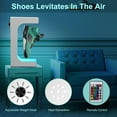 thumbnail image 3 of VGAzer Levitating Shoe Display,Magnetic Floating Rotating Sneaker Stand with 16 Colors Changing LED Light, 3 of 10
