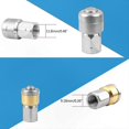 thumbnail image 3 of Stainless Steel Rotary Nozzle for High Pressure Drain Cleaning with G1/4 G1/8 G3/8 Hose Connection, 3 of 5